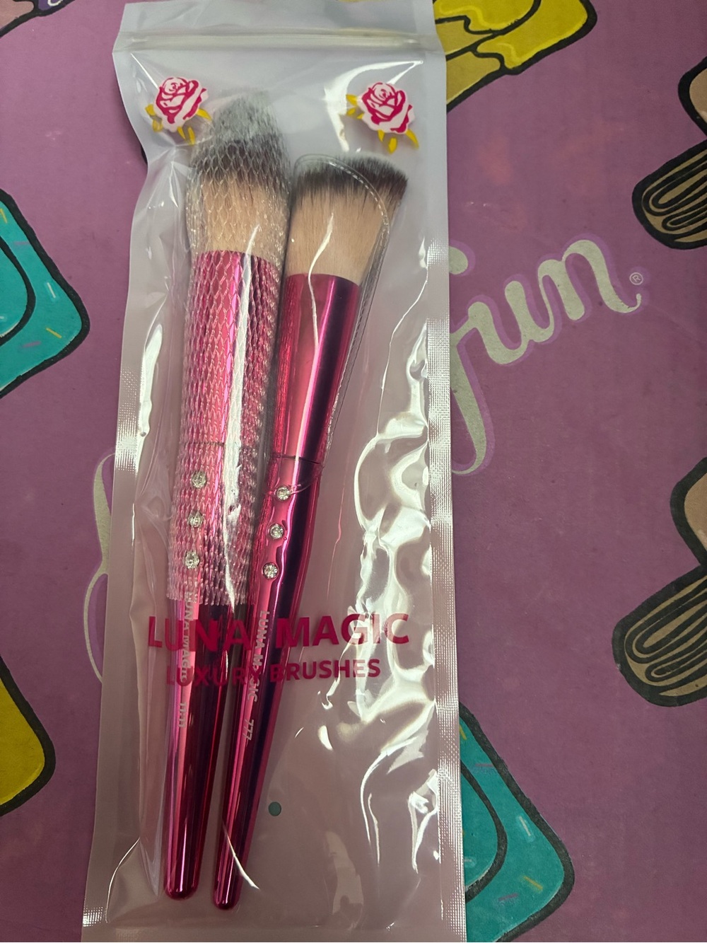 Luna magic luxury Makeup Brushes Set with Soft Synthetic Bristle